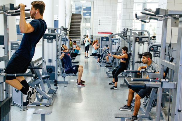 image of man at the gym